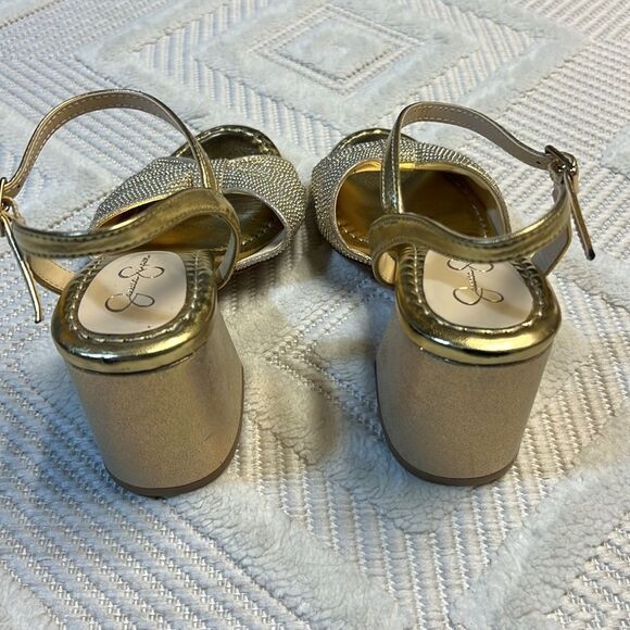 JESSICA SIMPSON - Ohela High Heel in Gold - Picture 6 of 10